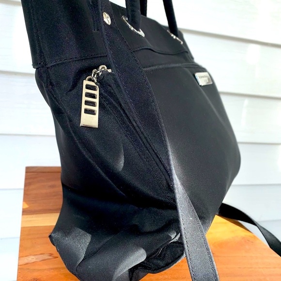 Women’s Dark Academia Donna Karan Black Tote Bag with Sleek Design - Picture 2 of 6